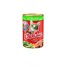 Darling (Дарлінг) Консервований повнораціонний корм для котів з кролем та качкою 400 г